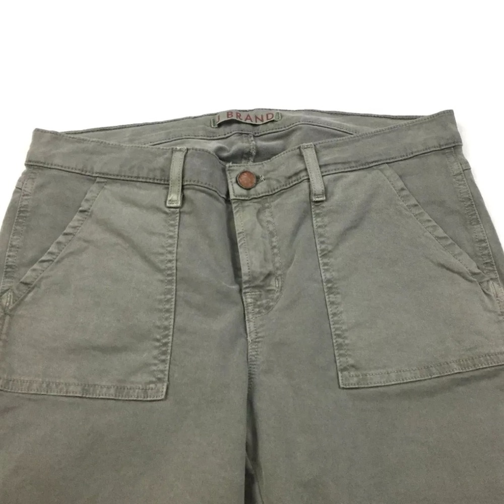 J Brand Army Green Ankle Zip Jeans! EUC! - Picture 6 of 11